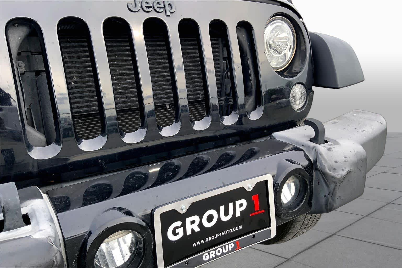 2017 Jeep Wrangler Unlimited Willys Wheeler Black Clearcoat at Lexus of Clear Lake