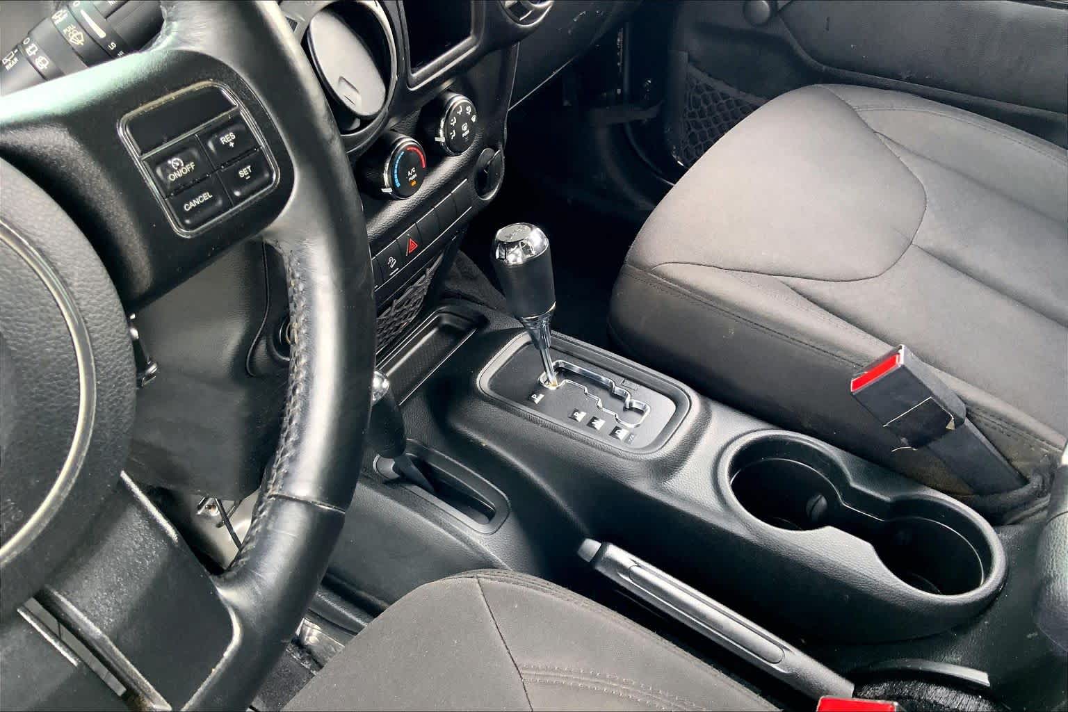 2017 Jeep Wrangler Unlimited Willys Wheeler Black Clearcoat at Lexus of Clear Lake
