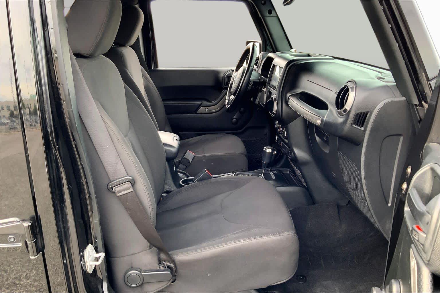 2017 Jeep Wrangler Unlimited Willys Wheeler Black Clearcoat at Lexus of Clear Lake