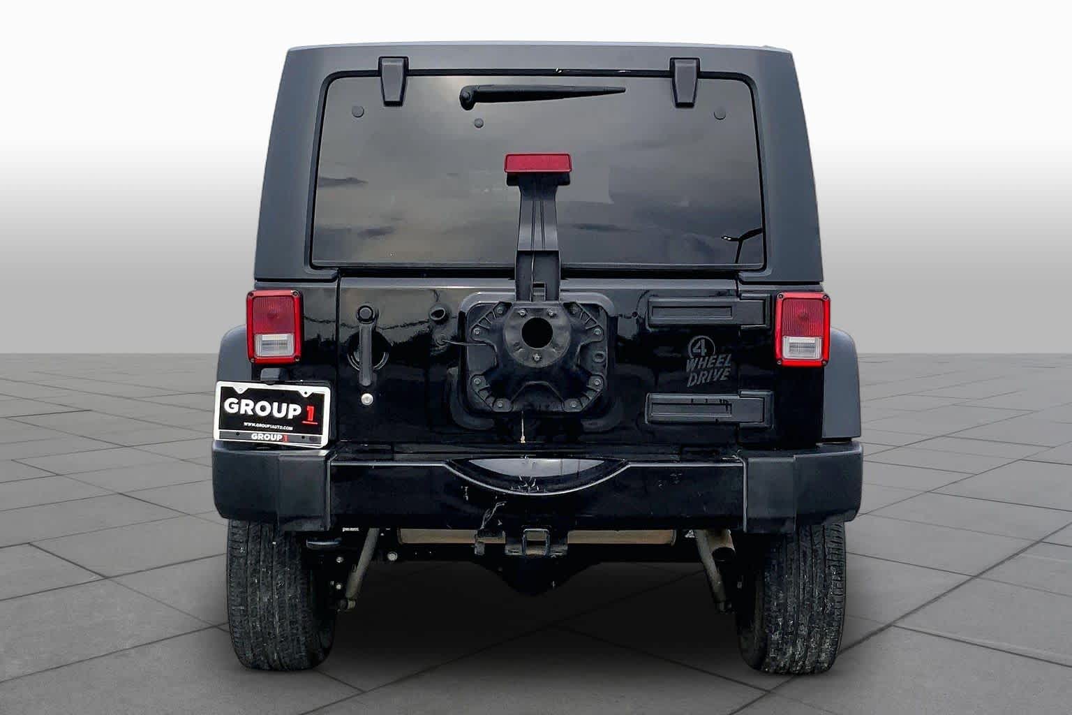 2017 Jeep Wrangler Unlimited Willys Wheeler Black Clearcoat at Lexus of Clear Lake