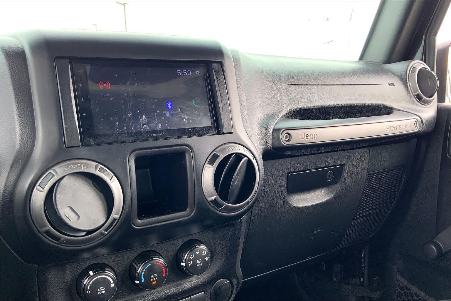 2017 Jeep Wrangler Unlimited Willys Wheeler Black Clearcoat at Lexus of Clear Lake