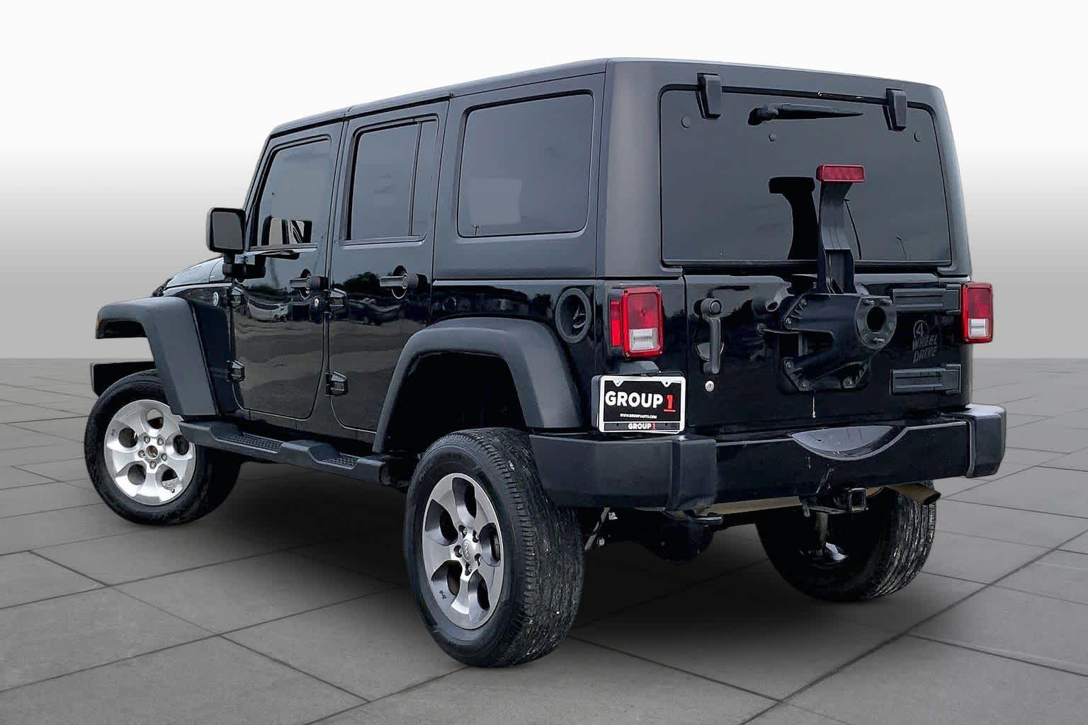 2017 Jeep Wrangler Unlimited Willys Wheeler Black Clearcoat at Lexus of Clear Lake