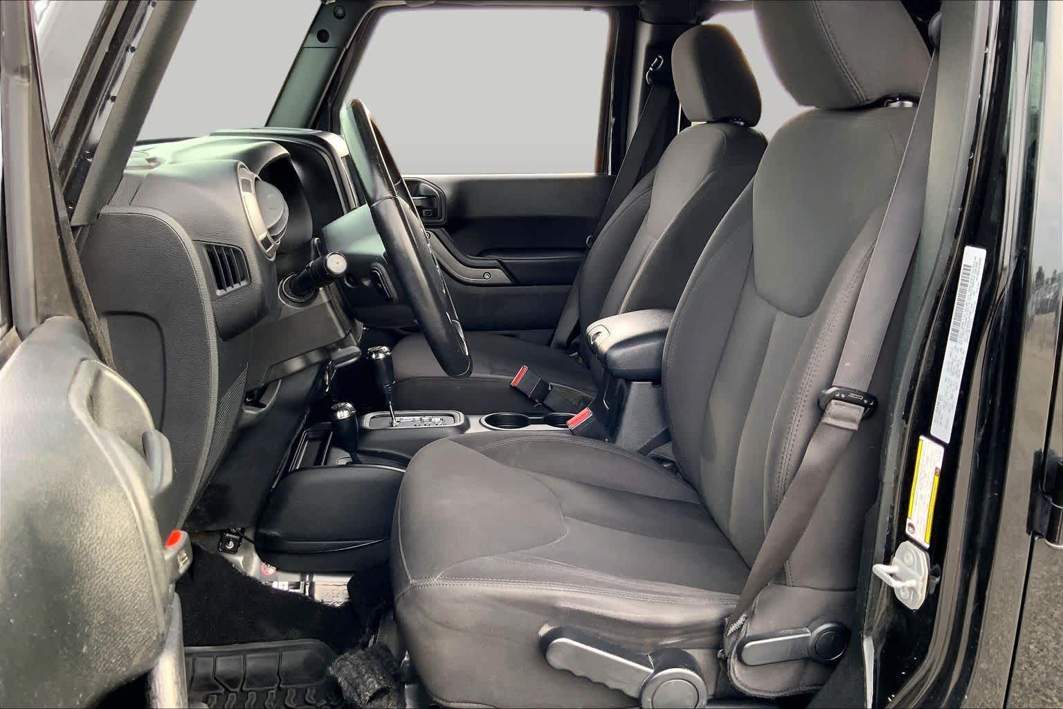 2017 Jeep Wrangler Unlimited Willys Wheeler Black Clearcoat at Lexus of Clear Lake
