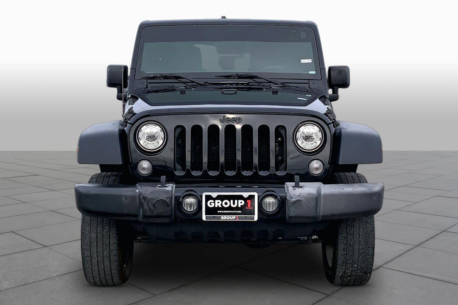 2017 Jeep Wrangler Unlimited Willys Wheeler Black Clearcoat at Lexus of Clear Lake