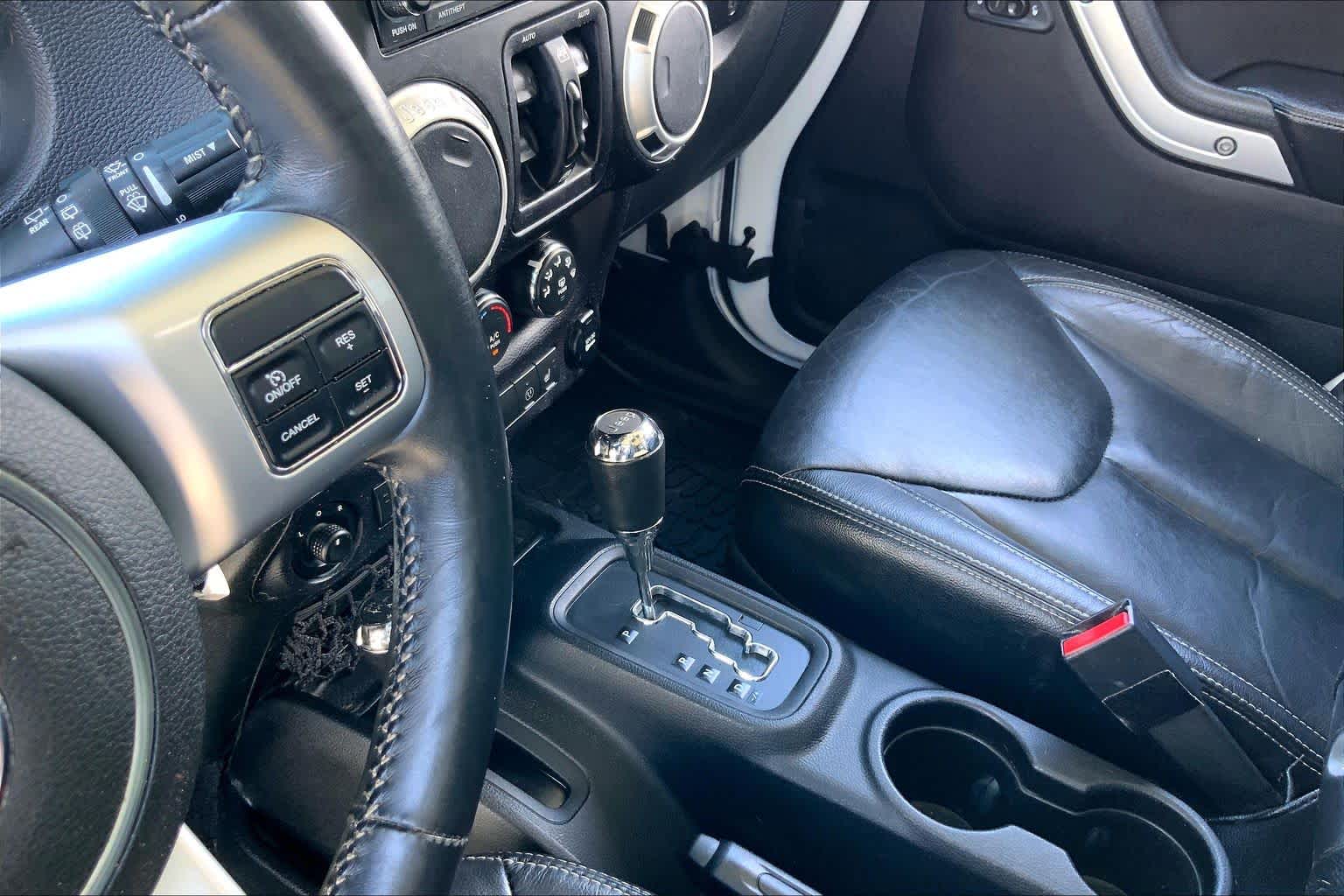 2014 Jeep Wrangler Unlimited Rubicon X Bright White Clearcoat at Mac Haik Ford