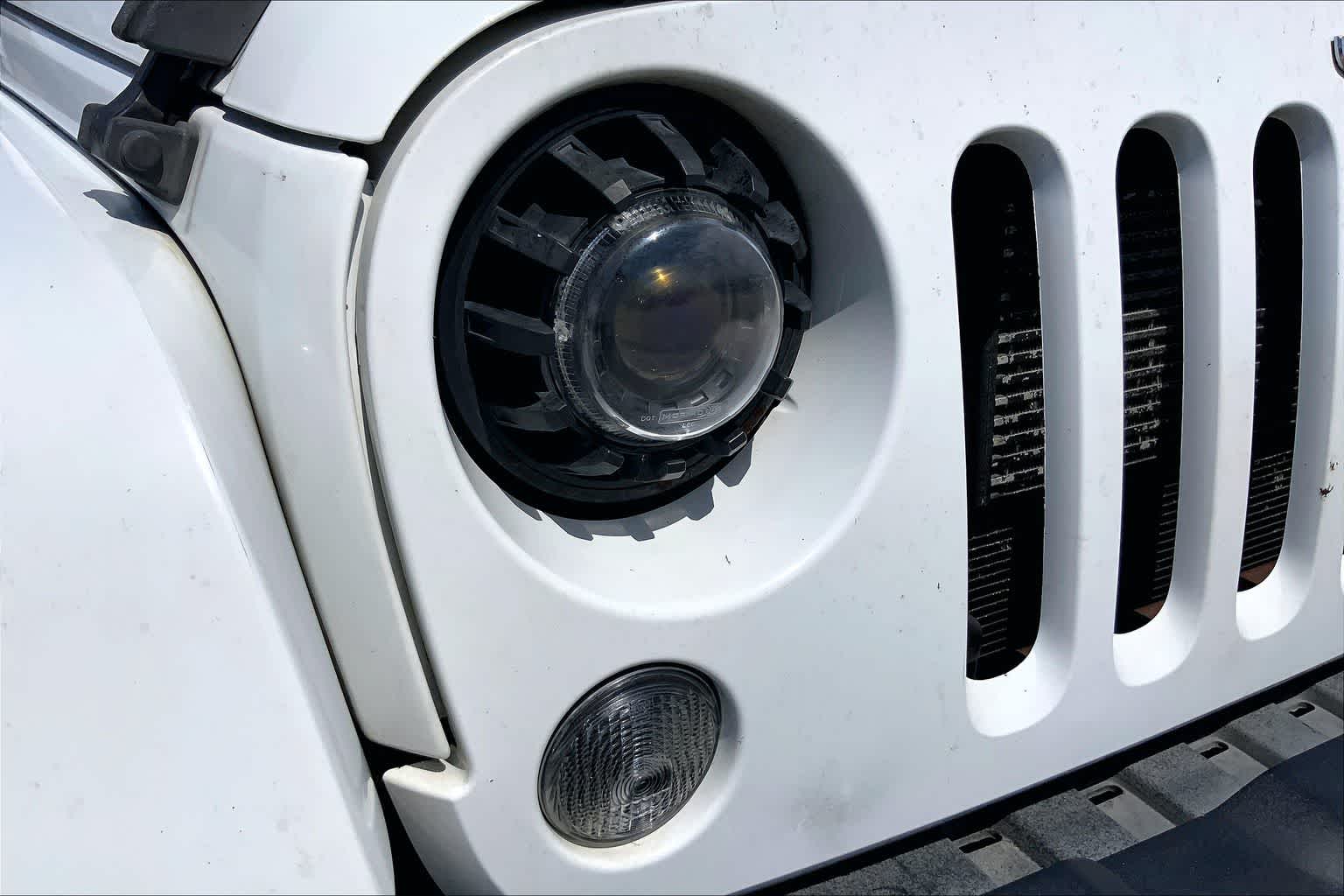 2014 Jeep Wrangler Unlimited Rubicon X Bright White Clearcoat at Mac Haik Ford