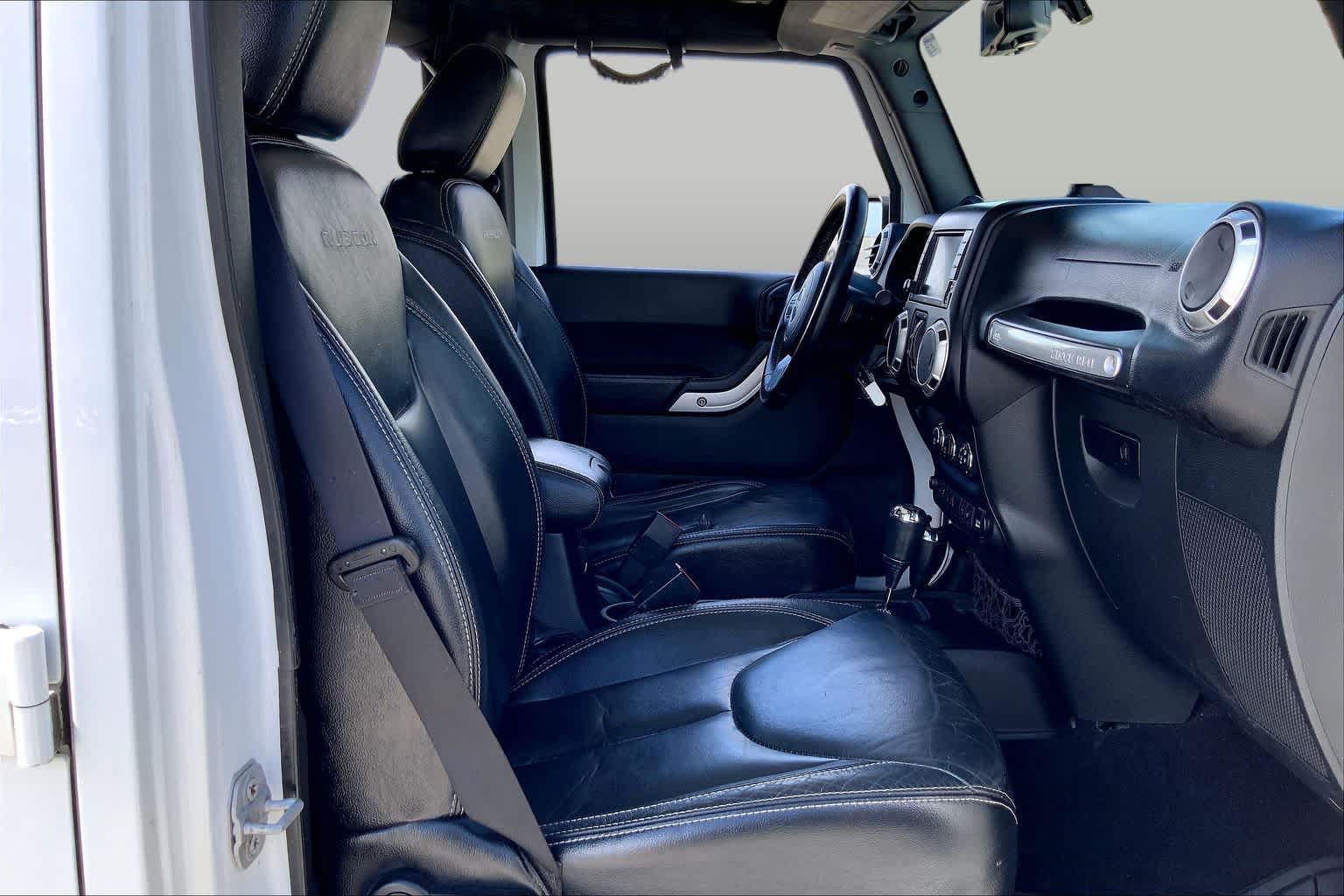 2014 Jeep Wrangler Unlimited Rubicon X Bright White Clearcoat at Mac Haik Ford