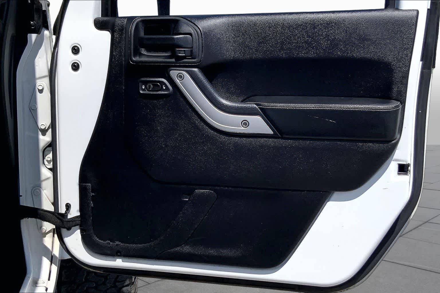 2014 Jeep Wrangler Unlimited Rubicon X Bright White Clearcoat at Mac Haik Ford