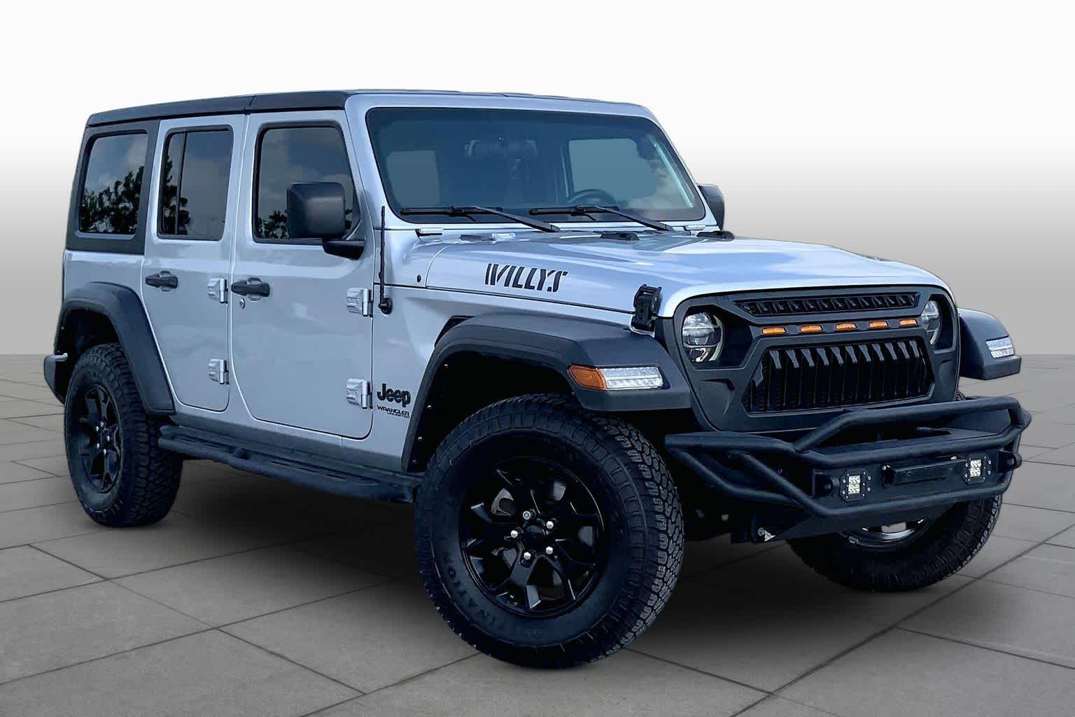 2022 Jeep Wrangler Unlimited Willys Silver Zynith Clearcoat at Lexus Southwest Houston