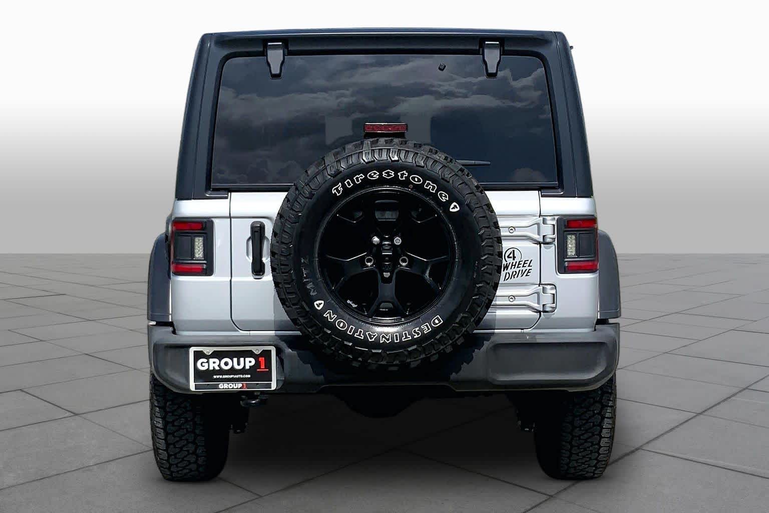 2022 Jeep Wrangler Unlimited Willys Silver Zynith Clearcoat at Lexus Southwest Houston