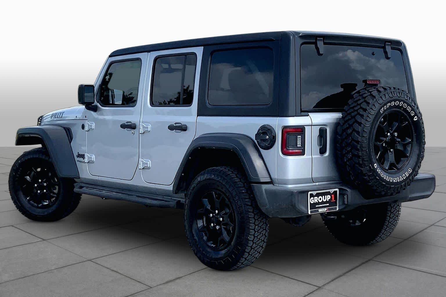 2022 Jeep Wrangler Unlimited Willys Silver Zynith Clearcoat at Lexus Southwest Houston