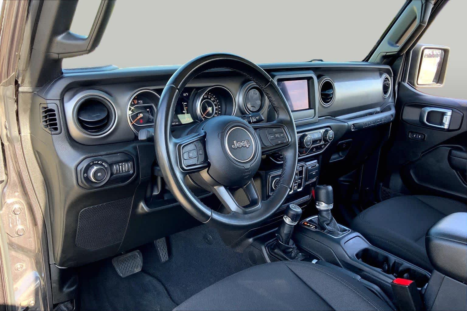 2022 Jeep Wrangler Unlimited Sport S Granite Crystal Metallic Clearcoat at Beck & Masten Kia