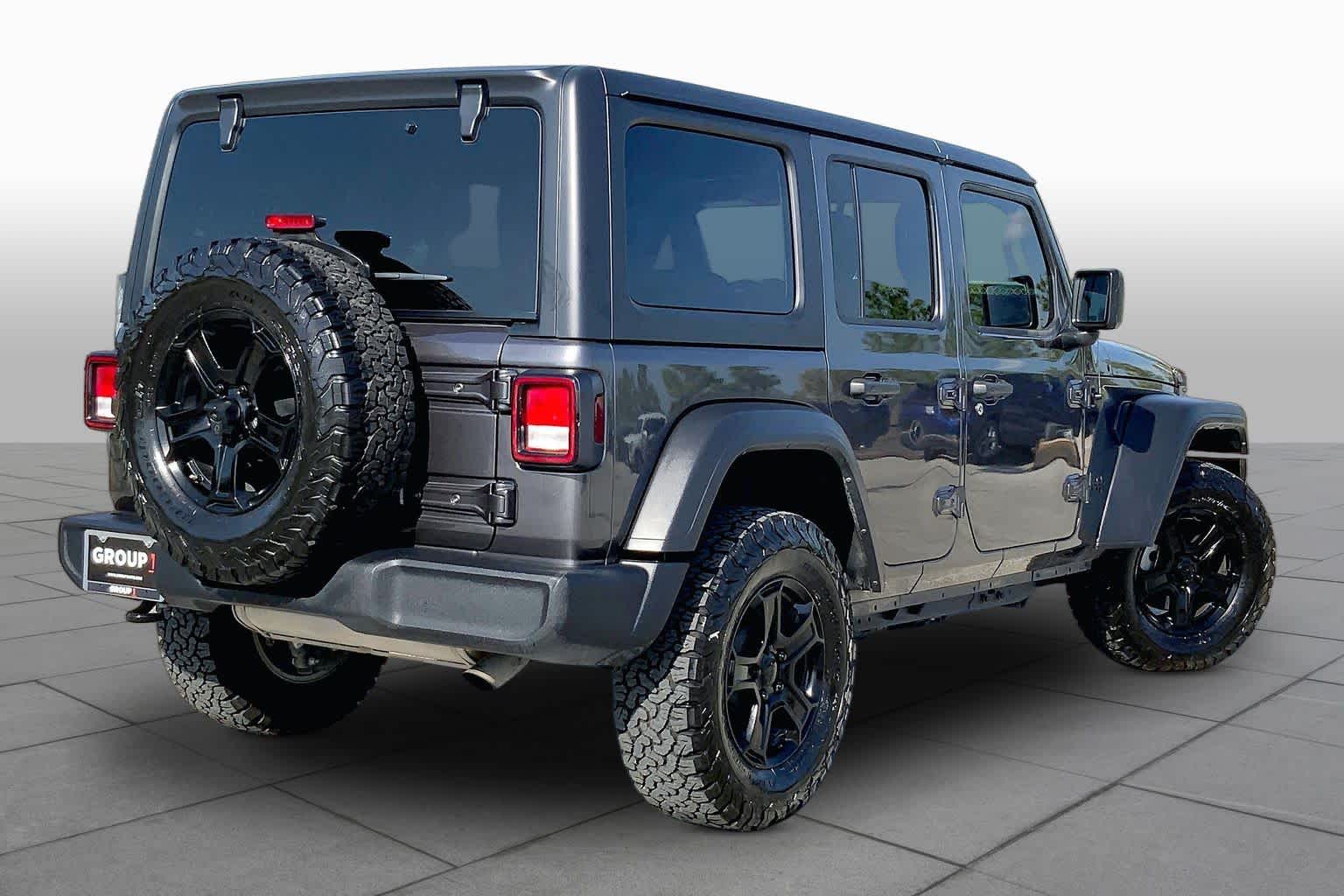 2022 Jeep Wrangler Unlimited Sport S Granite Crystal Metallic Clearcoat at Beck & Masten Kia
