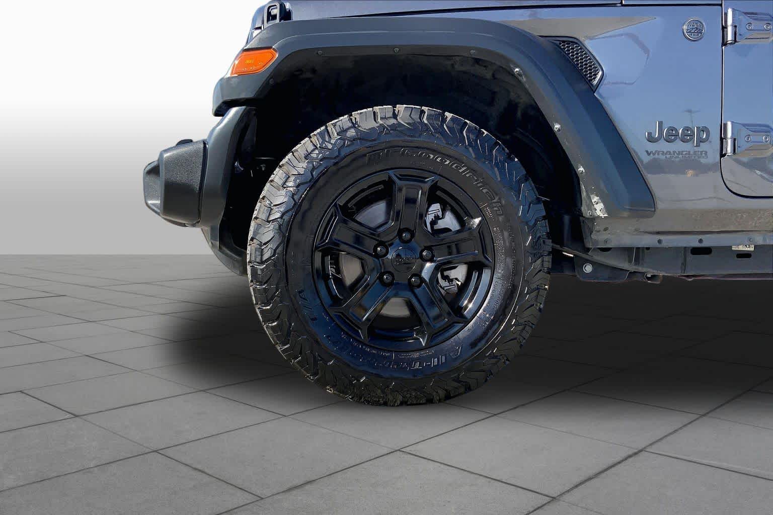 2022 Jeep Wrangler Unlimited Sport S Granite Crystal Metallic Clearcoat at Beck & Masten Kia