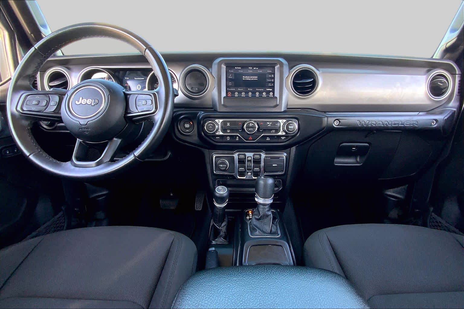 2022 Jeep Wrangler Unlimited Sport S Granite Crystal Metallic Clearcoat at Beck & Masten Kia
