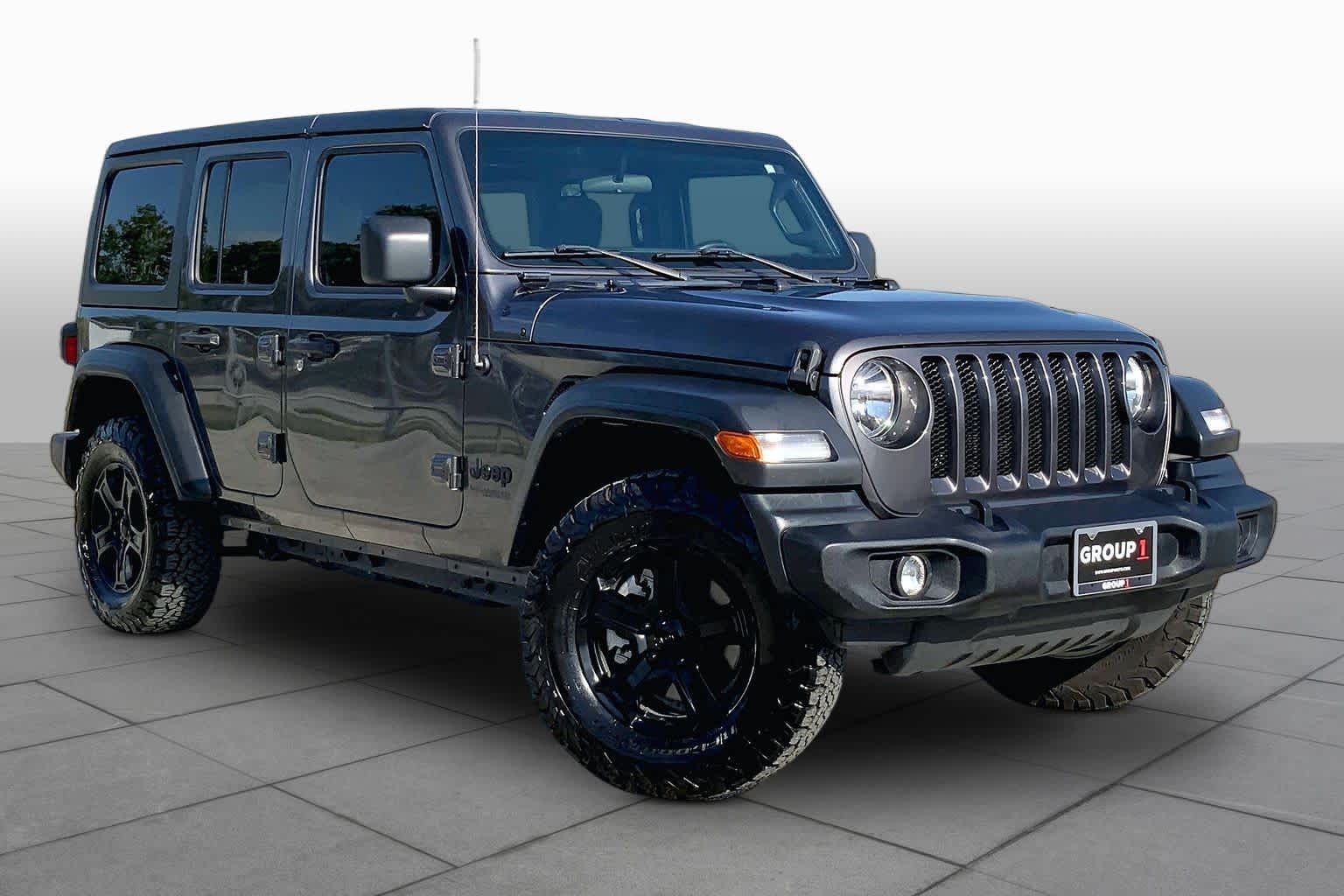 2022 Jeep Wrangler Unlimited Sport S Granite Crystal Metallic Clearcoat at Beck & Masten Kia