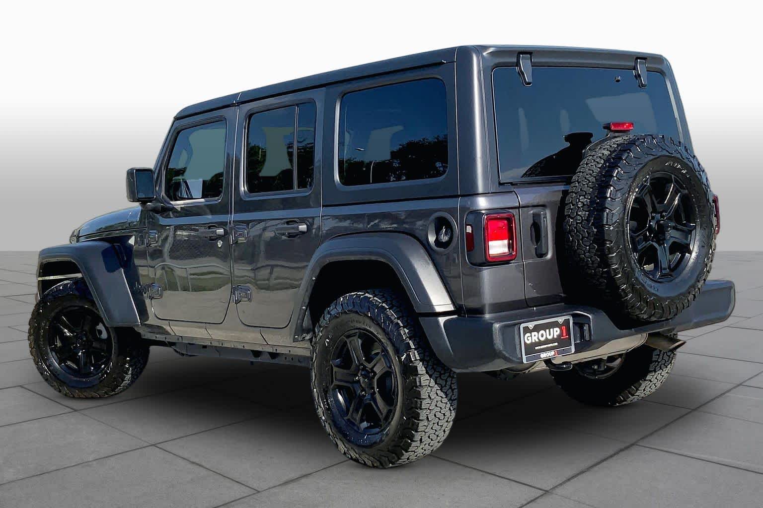 2022 Jeep Wrangler Unlimited Sport S Granite Crystal Metallic Clearcoat at Beck & Masten Kia