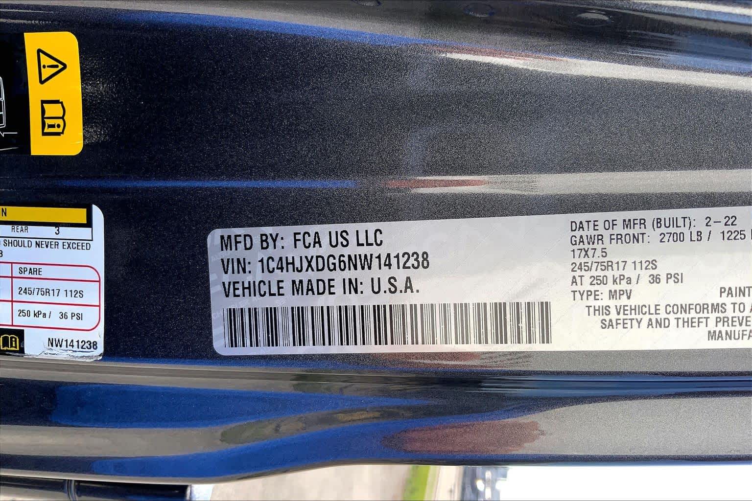 2022 Jeep Wrangler Unlimited Sport S Granite Crystal Metallic Clearcoat at Beck & Masten Kia