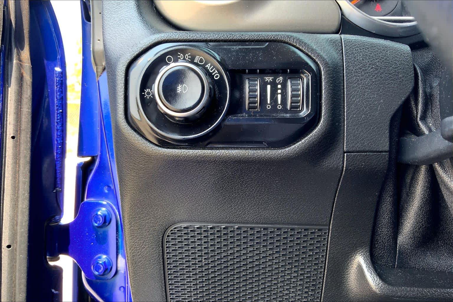 2018 Jeep Wrangler Unlimited Sahara Ocean Blue Metallic Clearcoat at Mac Haik CDJR North Houston