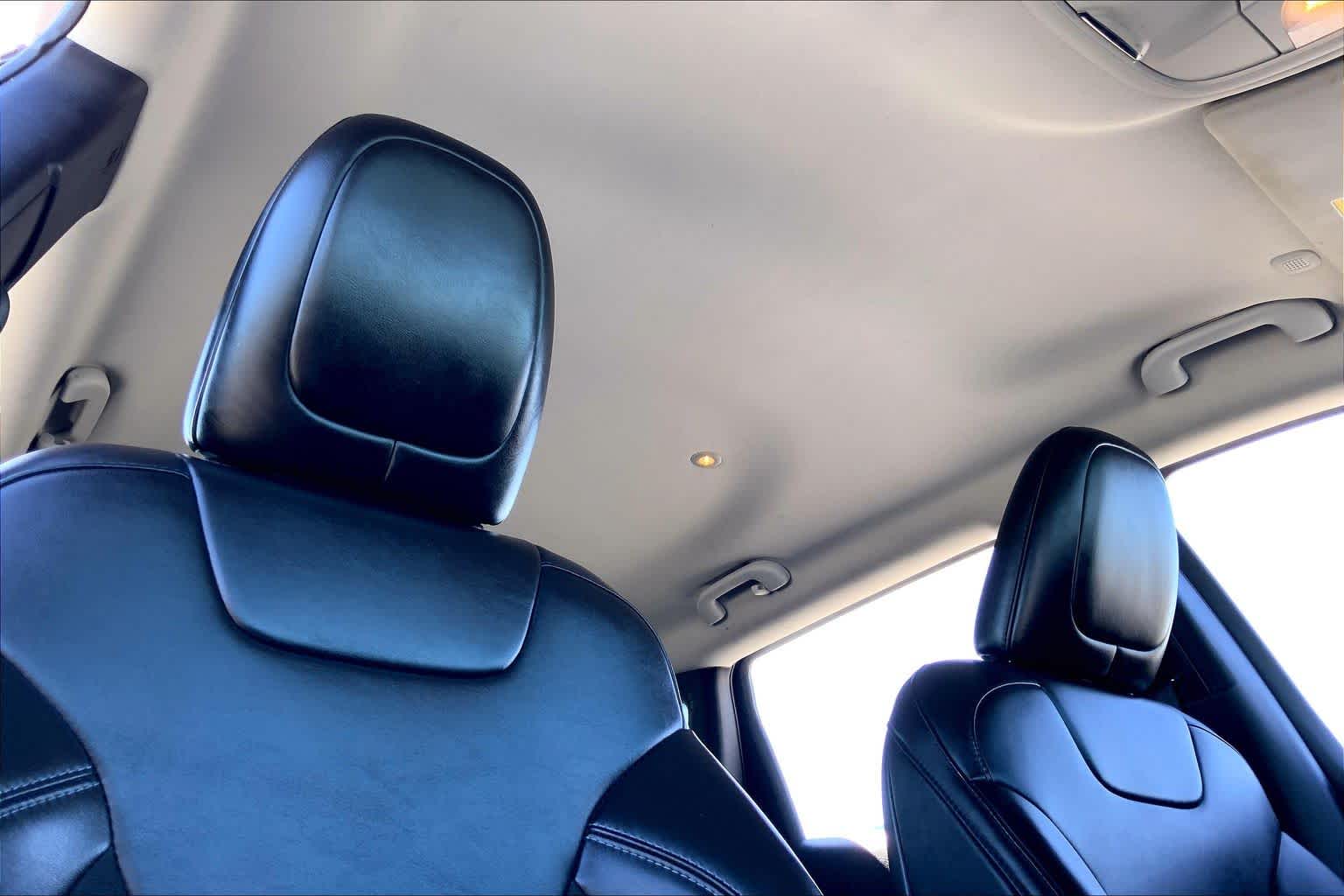 2020 Jeep Cherokee Latitude Plus Diamond Black Crystal Pearlcoat at Baytown Ford