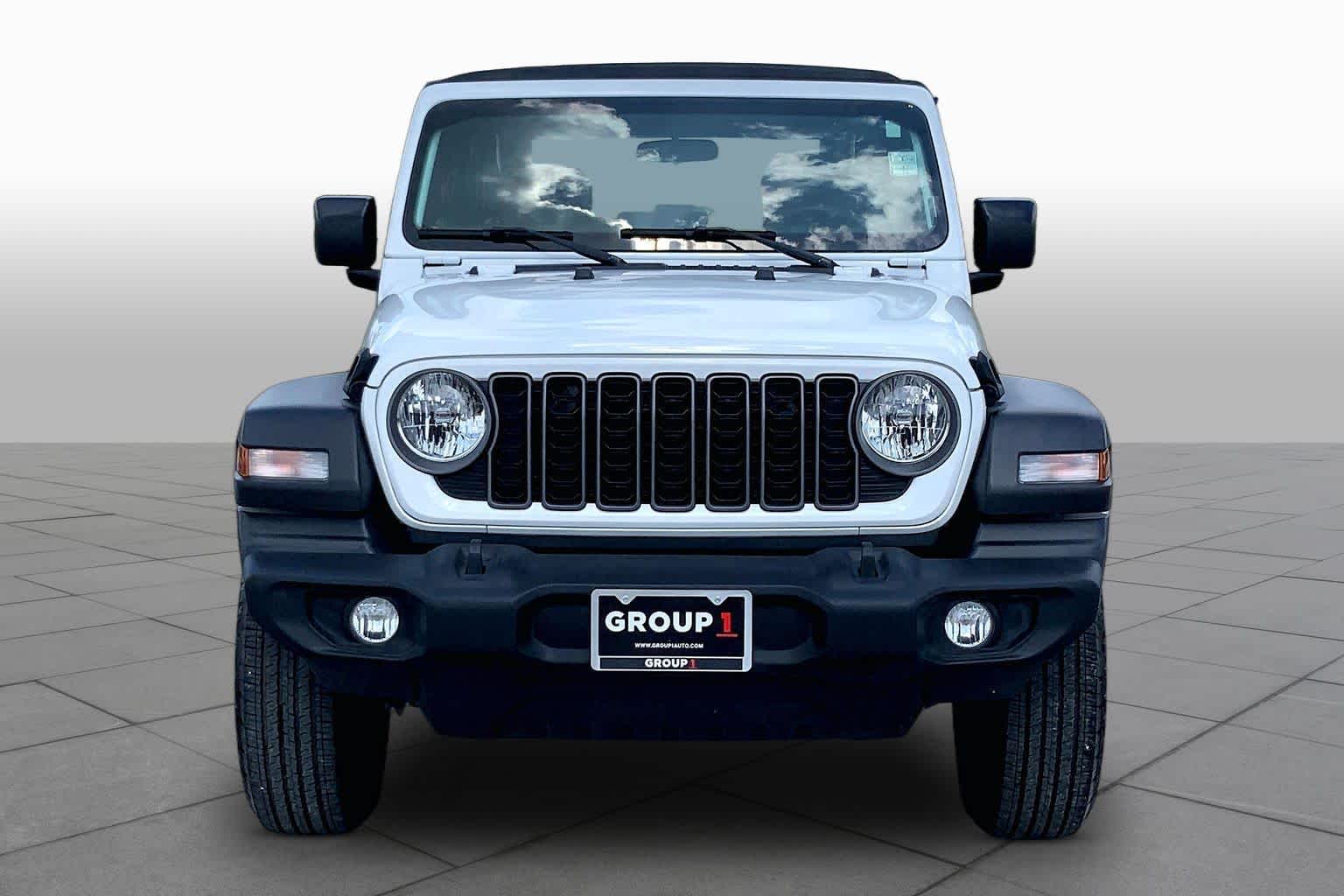 2024 Jeep Wrangler Sport Bright White Clearcoat at Mac Haik CDJR North Houston