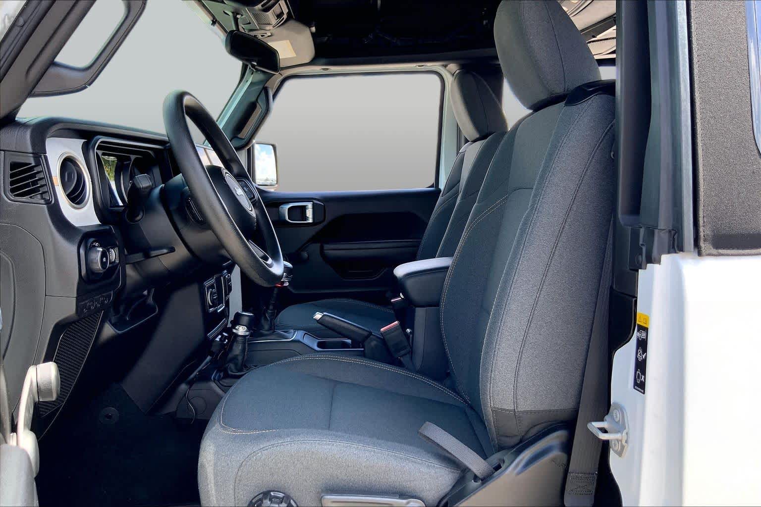 2024 Jeep Wrangler Sport Bright White Clearcoat at Mac Haik CDJR North Houston