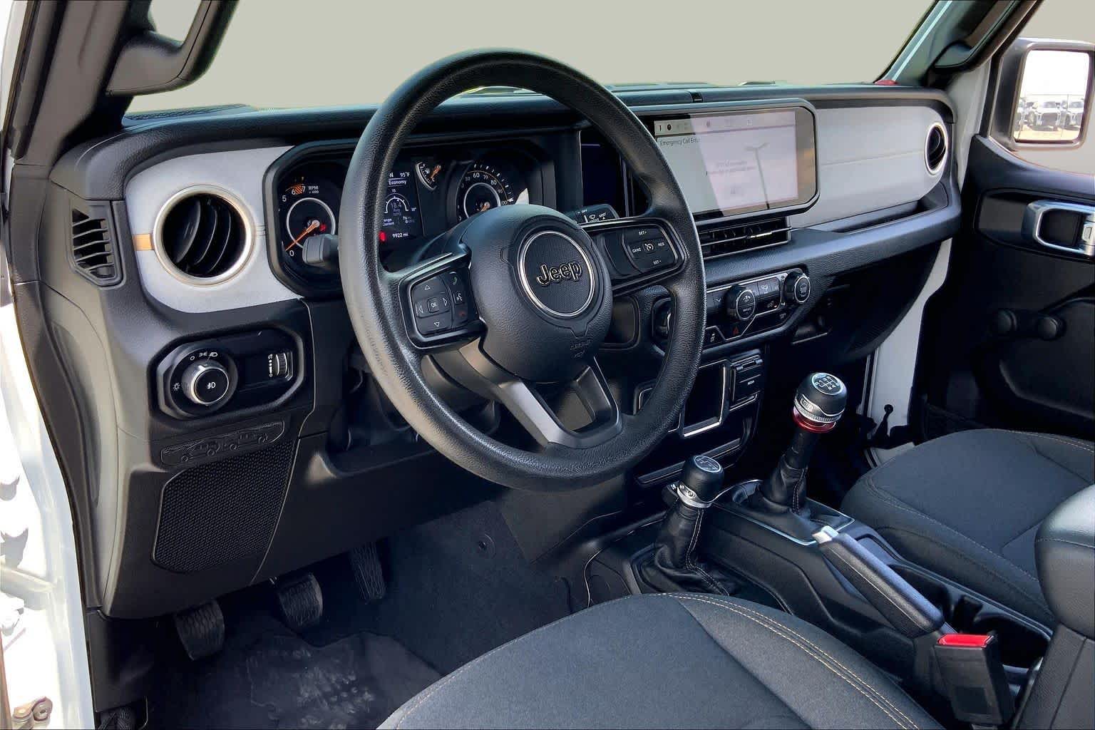 2024 Jeep Wrangler Sport Bright White Clearcoat at Mac Haik CDJR North Houston