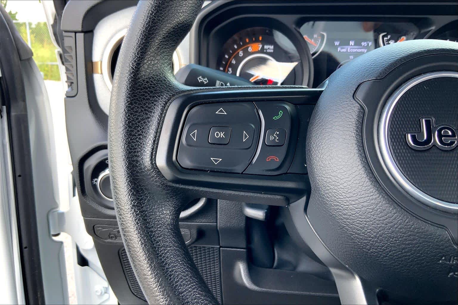 2024 Jeep Wrangler Sport Bright White Clearcoat at Mac Haik CDJR North Houston