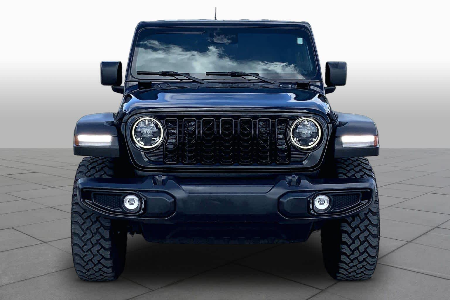 2024 Jeep Wrangler Willys Black Clearcoat at Mac Haik CDJR North Houston