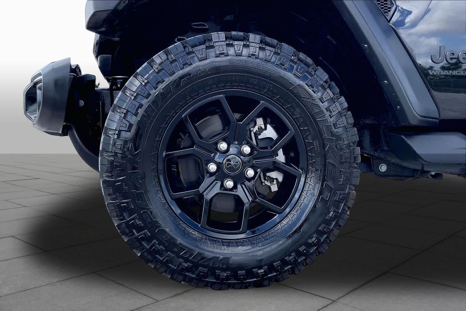 2024 Jeep Wrangler Willys Black Clearcoat at Mac Haik CDJR North Houston
