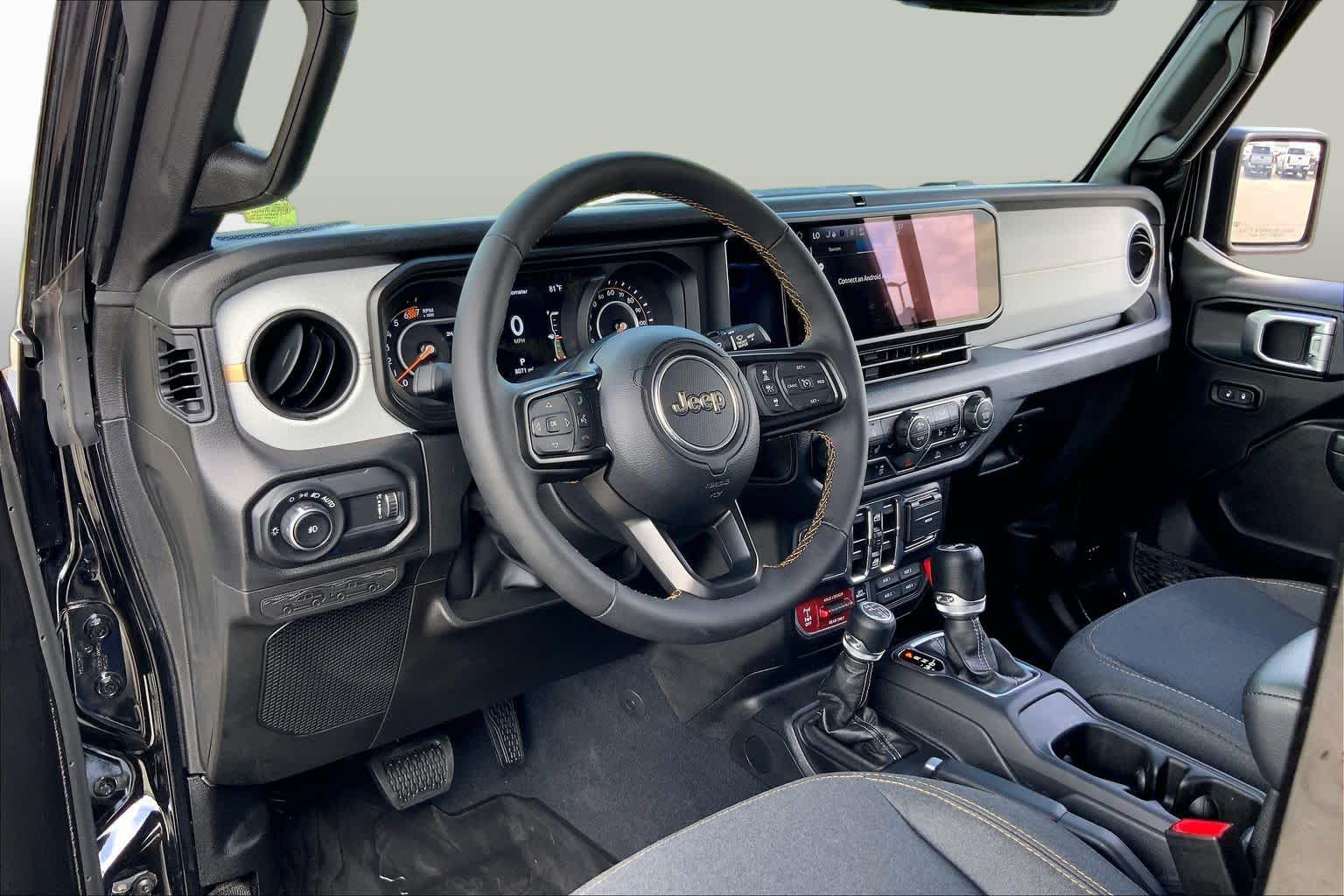 2024 Jeep Wrangler Willys Black Clearcoat at Mac Haik CDJR North Houston