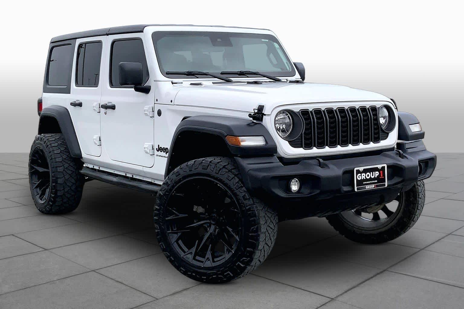 2024 Jeep Wrangler Sport S Bright White Clearcoat at Group 1 Toyota Southwest
