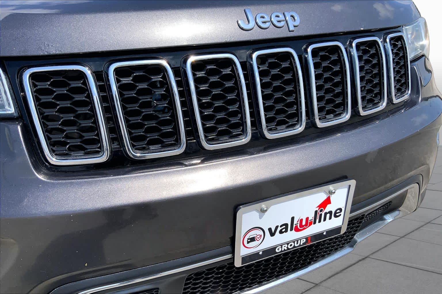 2017 Jeep Grand Cherokee Limited Granite Crystal Metallic Clearcoat at Group 1 GMC Buick South