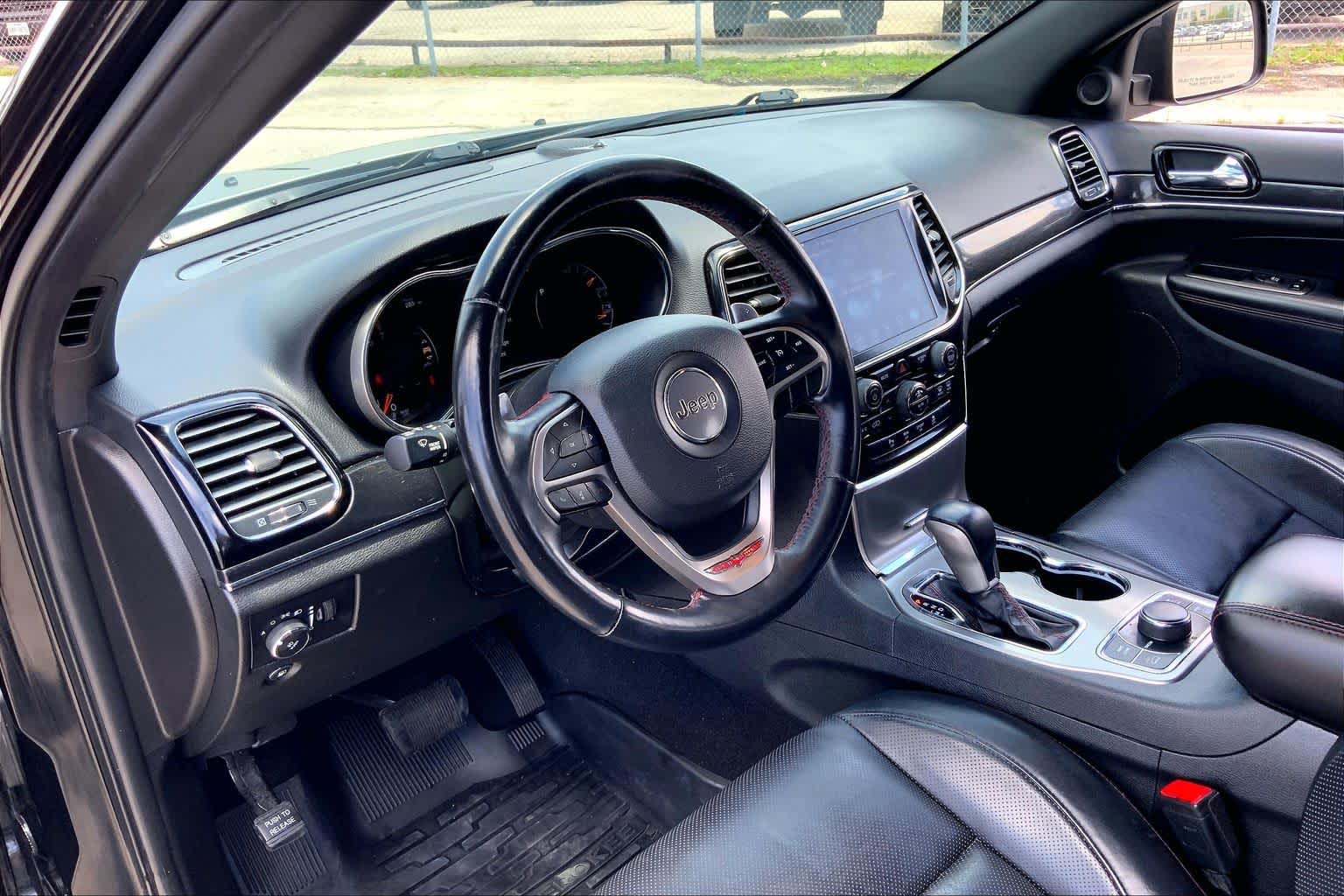 2021 Jeep Grand Cherokee Trailhawk Diamond Black Crystal Pearlcoat at AutoNation Chrysler Jeep Dodge Ram Spring