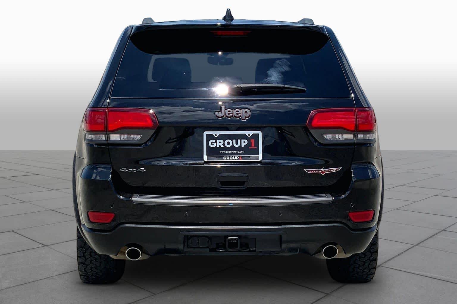 2021 Jeep Grand Cherokee Trailhawk Diamond Black Crystal Pearlcoat at AutoNation Chrysler Jeep Dodge Ram Spring