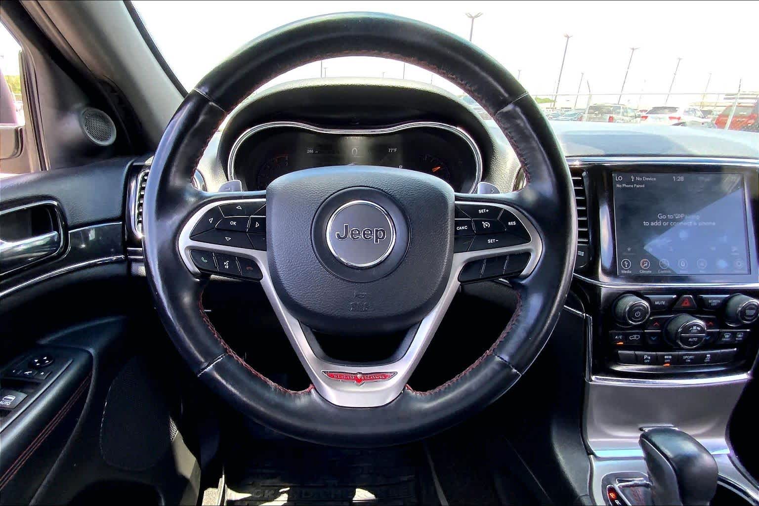 2021 Jeep Grand Cherokee Trailhawk Diamond Black Crystal Pearlcoat at AutoNation Chrysler Jeep Dodge Ram Spring
