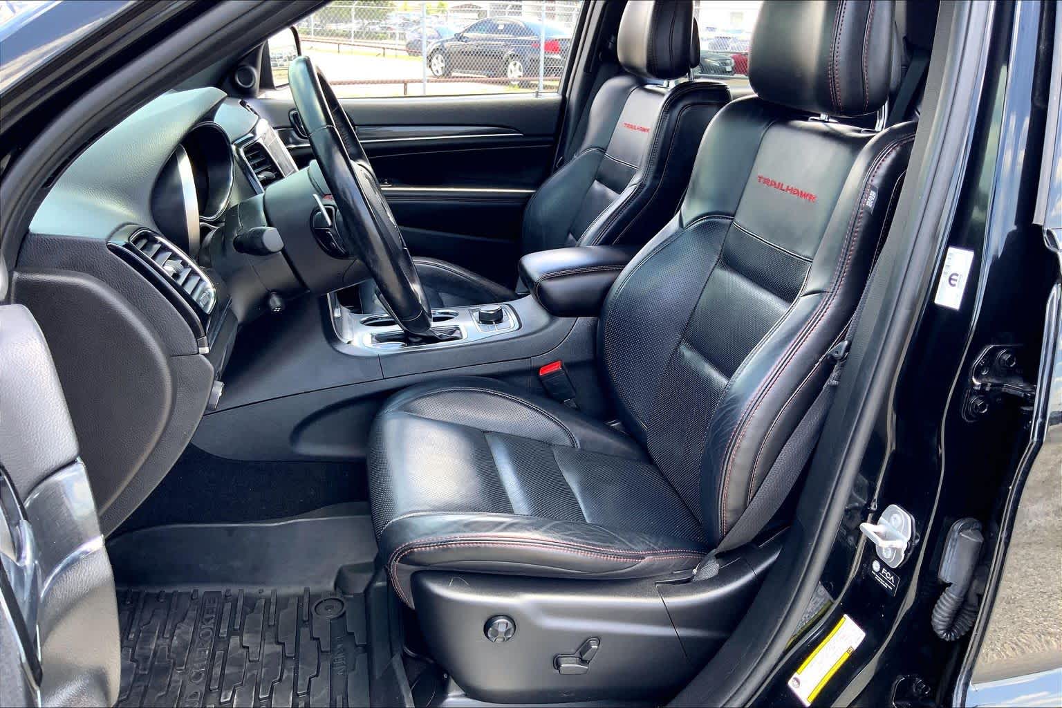 2021 Jeep Grand Cherokee Trailhawk Diamond Black Crystal Pearlcoat at AutoNation Chrysler Jeep Dodge Ram Spring