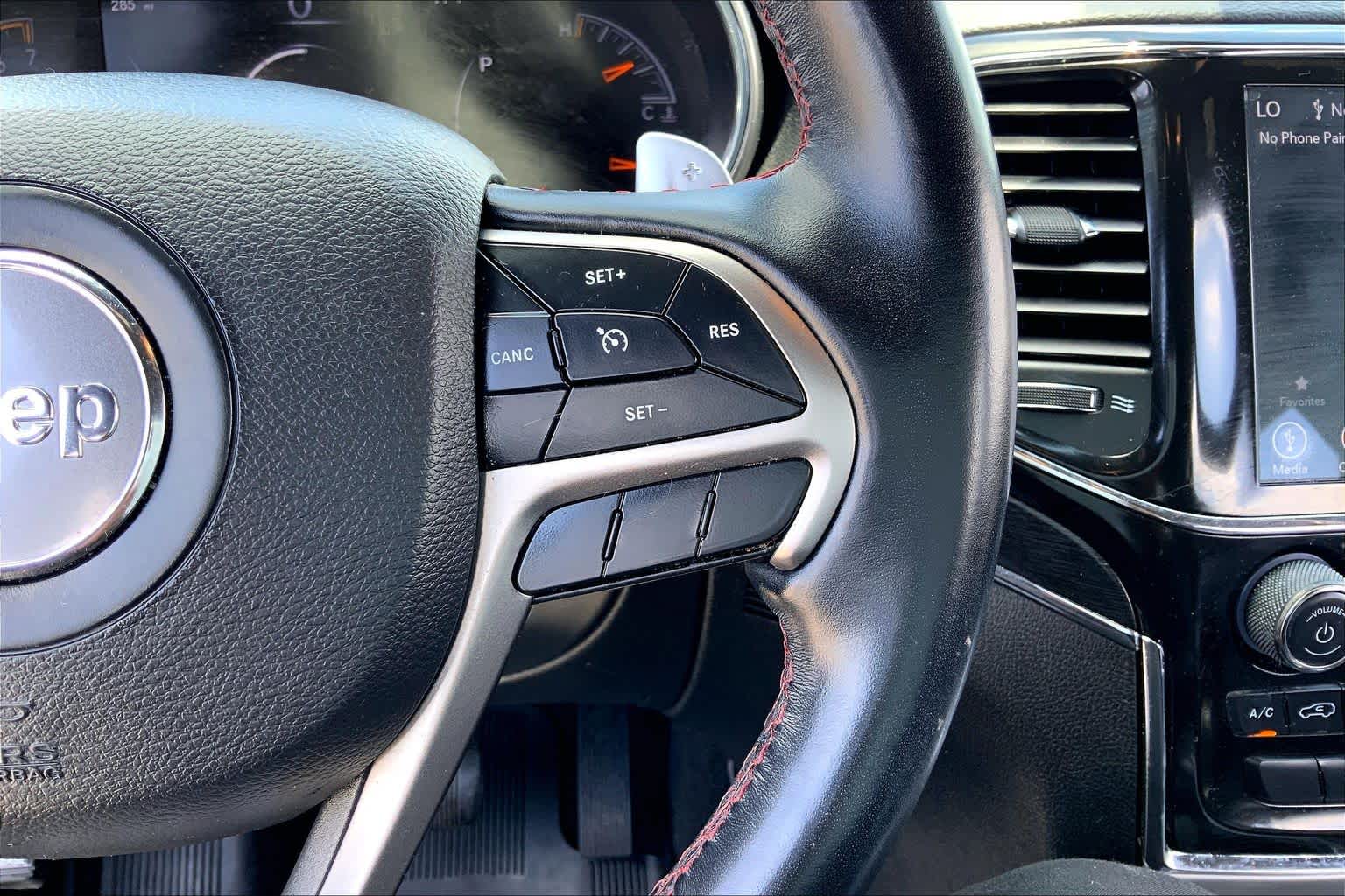 2021 Jeep Grand Cherokee Trailhawk Diamond Black Crystal Pearlcoat at AutoNation Chrysler Jeep Dodge Ram Spring