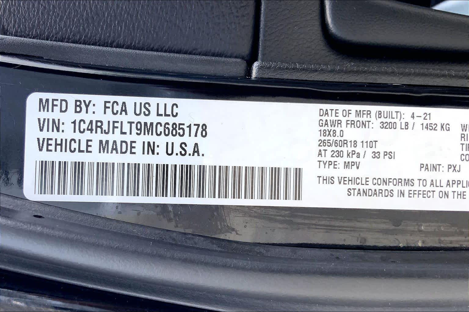2021 Jeep Grand Cherokee Trailhawk Diamond Black Crystal Pearlcoat at AutoNation Chrysler Jeep Dodge Ram Spring