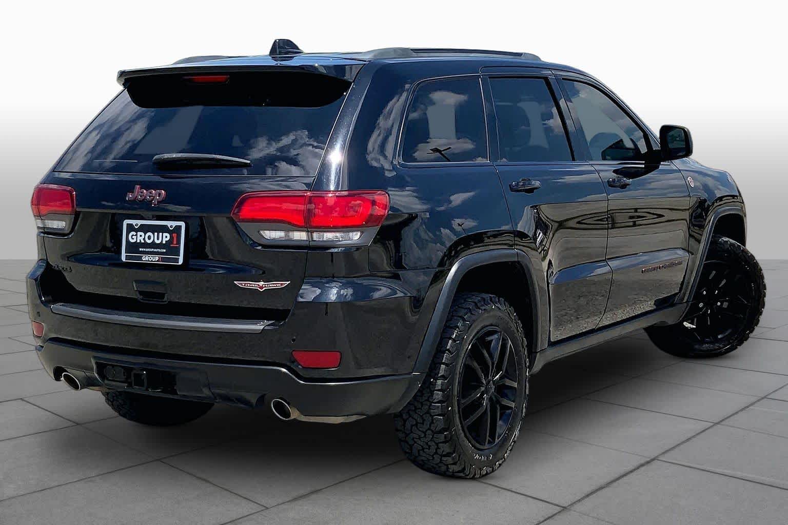 2021 Jeep Grand Cherokee Trailhawk Diamond Black Crystal Pearlcoat at AutoNation Chrysler Jeep Dodge Ram Spring