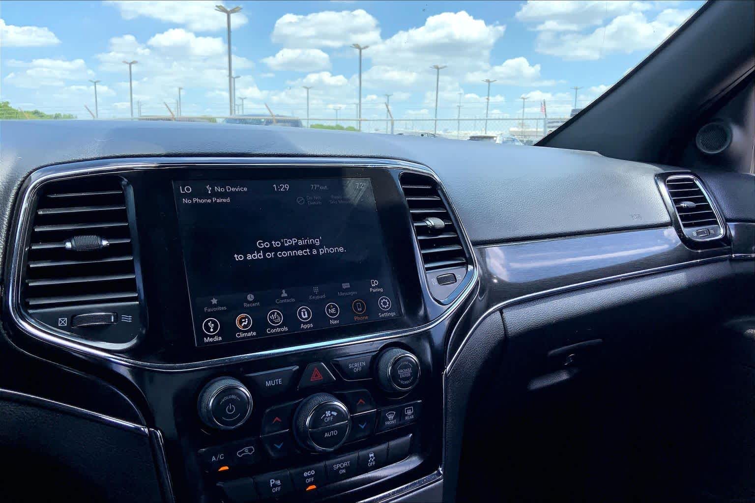 2021 Jeep Grand Cherokee Trailhawk Diamond Black Crystal Pearlcoat at AutoNation Chrysler Jeep Dodge Ram Spring