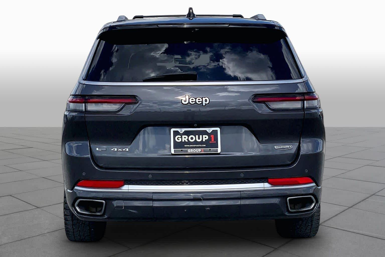 2022 Jeep Grand Cherokee L Summit Baltic Gray Metallic Clearcoat at Tomball Chrysler Dodge Jeep Ram