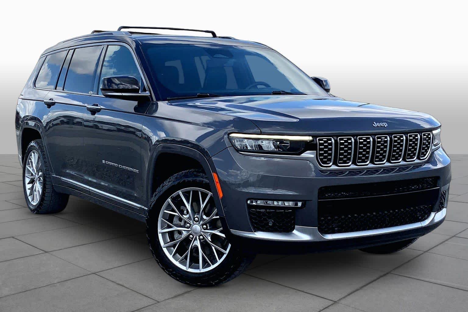 2022 Jeep Grand Cherokee L Summit Baltic Gray Metallic Clearcoat at Tomball Chrysler Dodge Jeep Ram