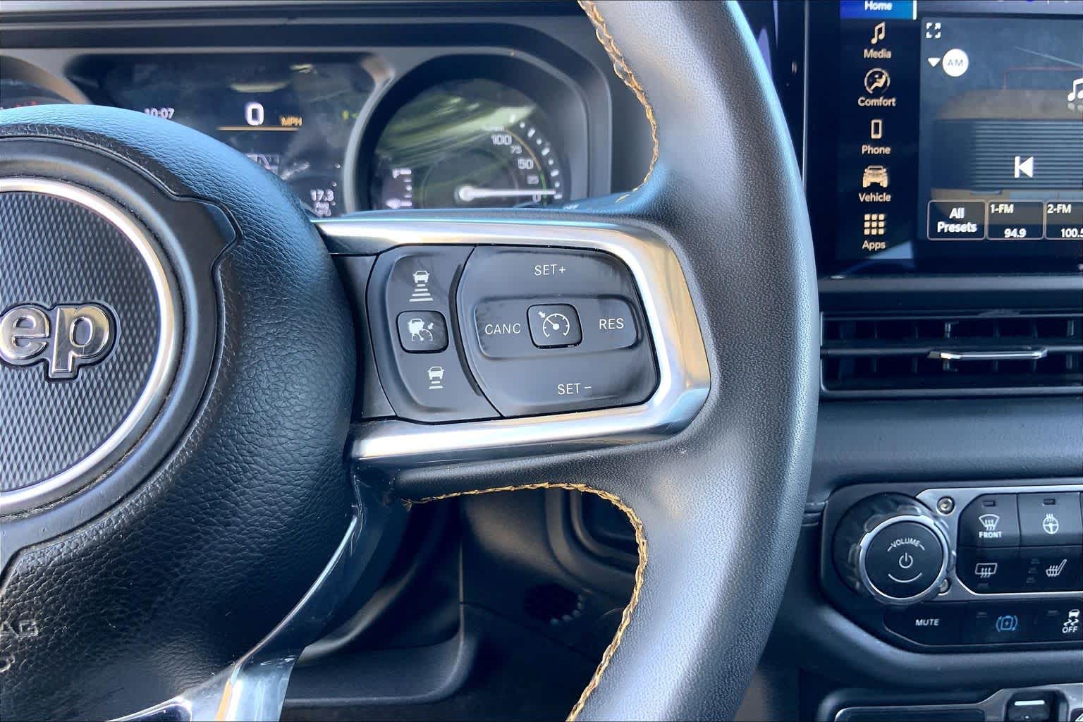 2024 Jeep Wrangler 4xe Sahara Black Clearcoat at Mac Haik CDJR North Houston