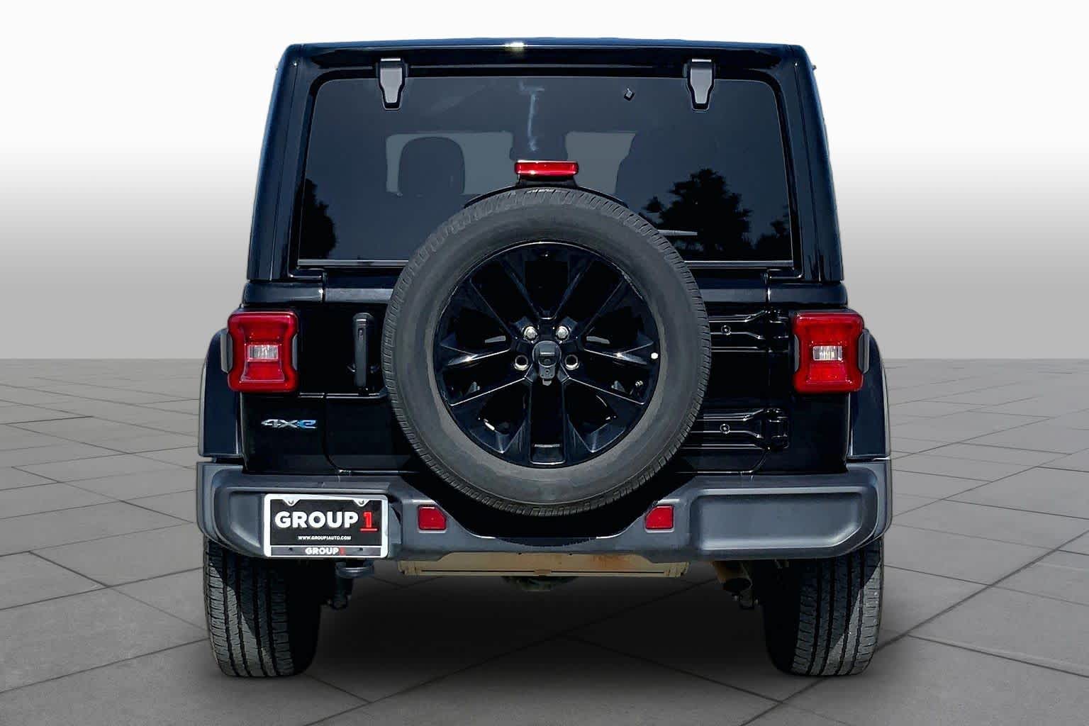 2024 Jeep Wrangler 4xe Sahara Black Clearcoat at Mac Haik CDJR North Houston