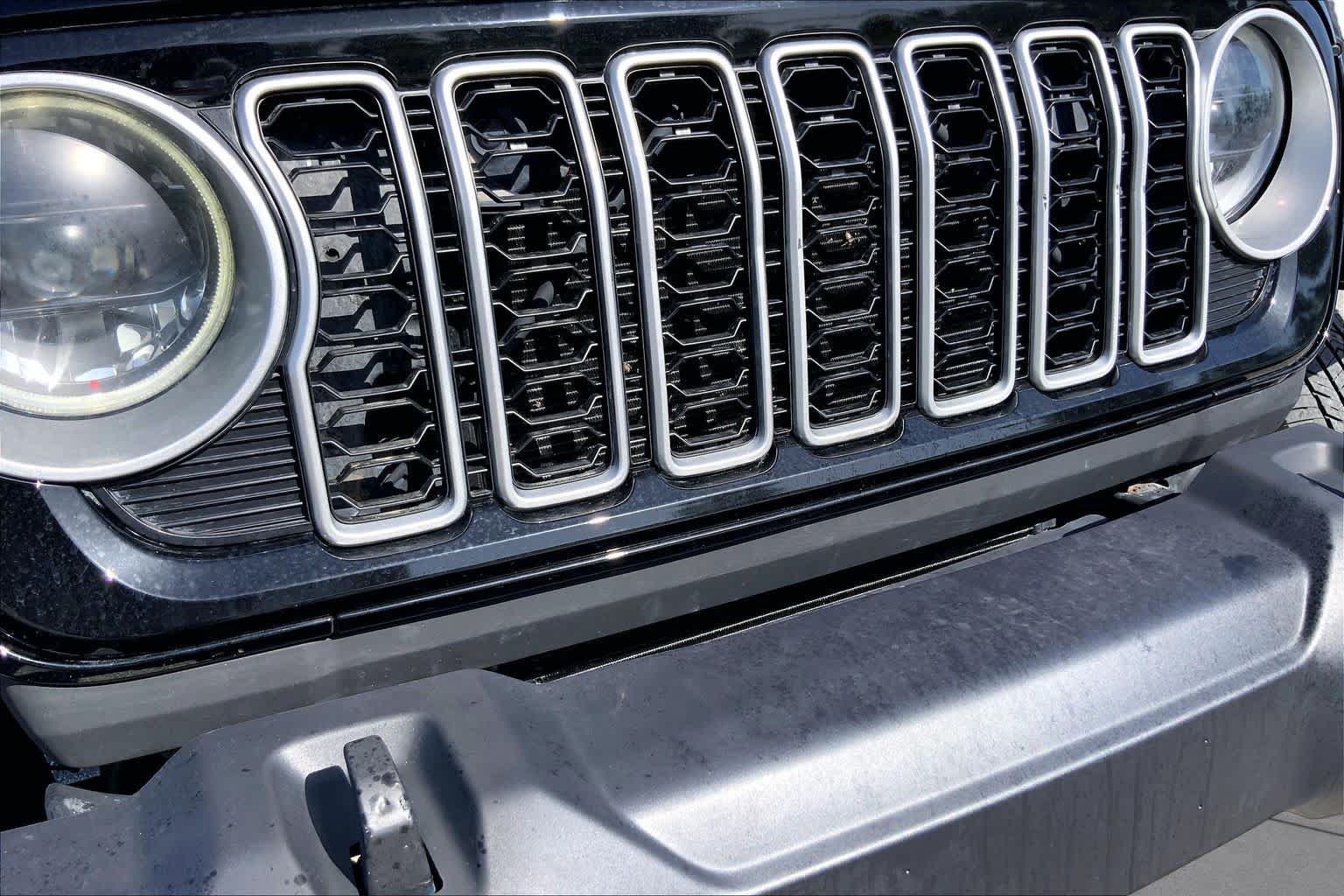 2024 Jeep Wrangler 4xe Sahara Black Clearcoat at Mac Haik CDJR North Houston