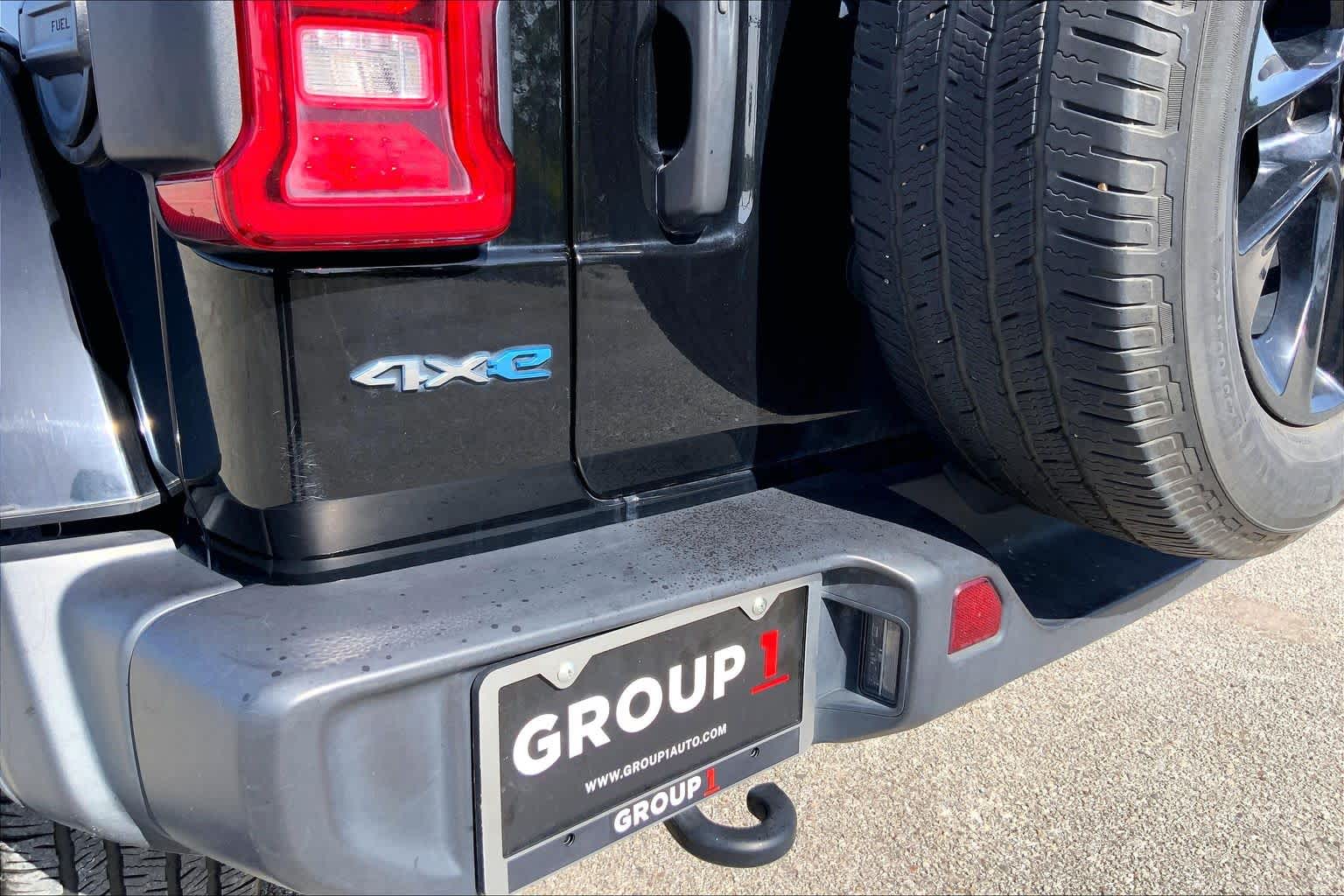 2024 Jeep Wrangler 4xe Sahara Black Clearcoat at Mac Haik CDJR North Houston