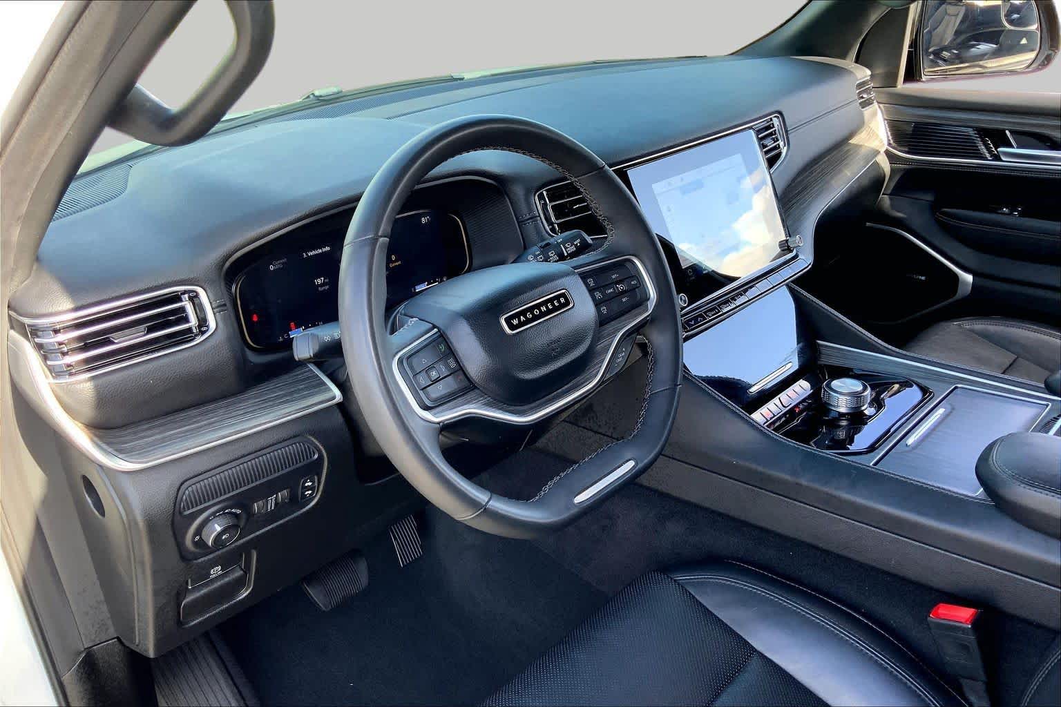 2024 Jeep Wagoneer Series II Bright White Clearcoat at Lexus of Clear Lake