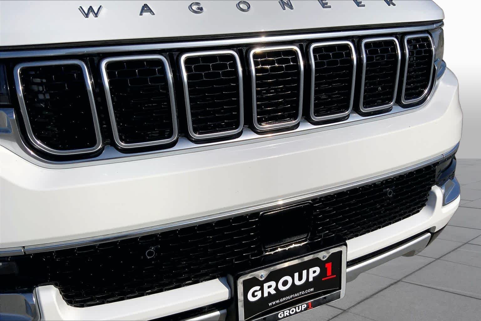 2024 Jeep Wagoneer Series II Bright White Clearcoat at Lexus of Clear Lake