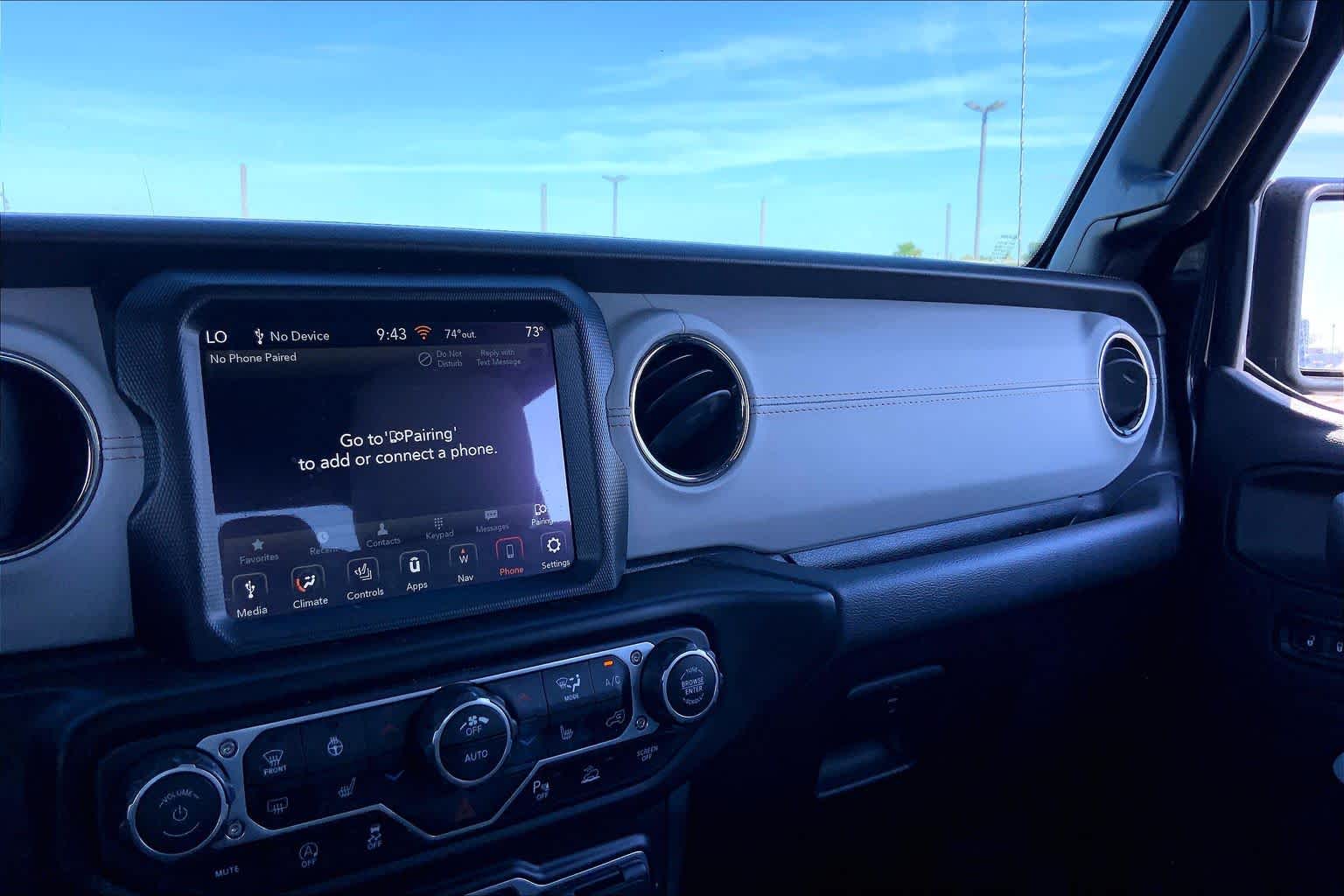 2022 Jeep Gladiator High Altitude Black Clear Coat at AutoNation Toyota Gulf Fwy